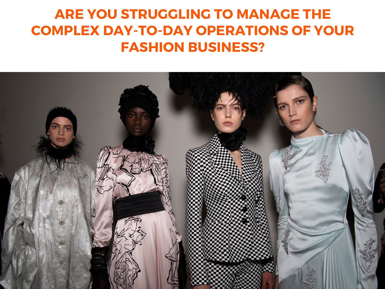 Banner ad image for Zedonk ERP fashion software